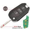 Flip Remote Smart Car Key For Citroen C3 C4 Cactus Hella For Peugeot 208 301 508 5008 Expert 434MHZ ID46 PCF7941A Chip