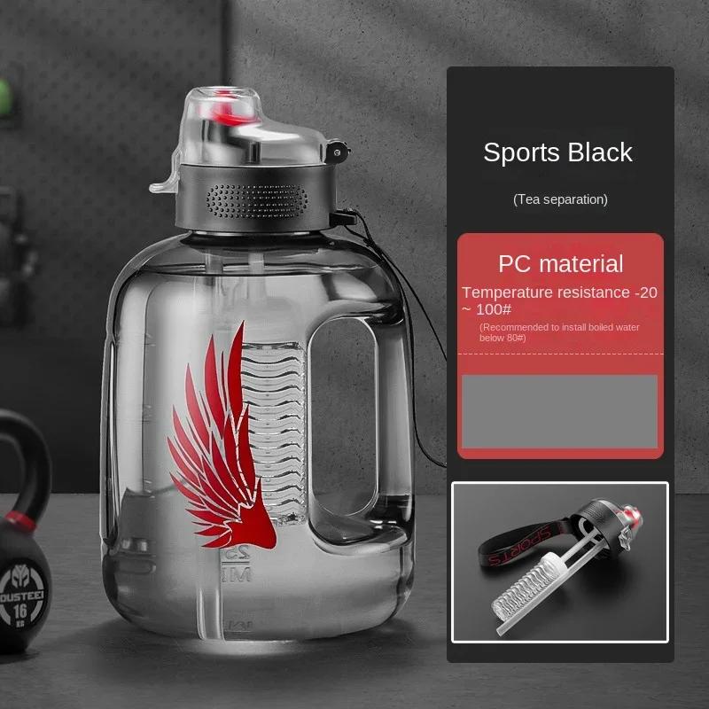 Larger Capacity 4L 5L Plastic Bottle Sport Drink Fitness Outdoor BPA FREE Water Bottle Kettle Pot 1000ml 1700ml 2700ml Bucket