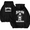 Мужские и женские худи Death Row Records, толстовка большого размера с принтом, хип-хоп топы, модный анимационный повседневный спортивный стиль Casual
