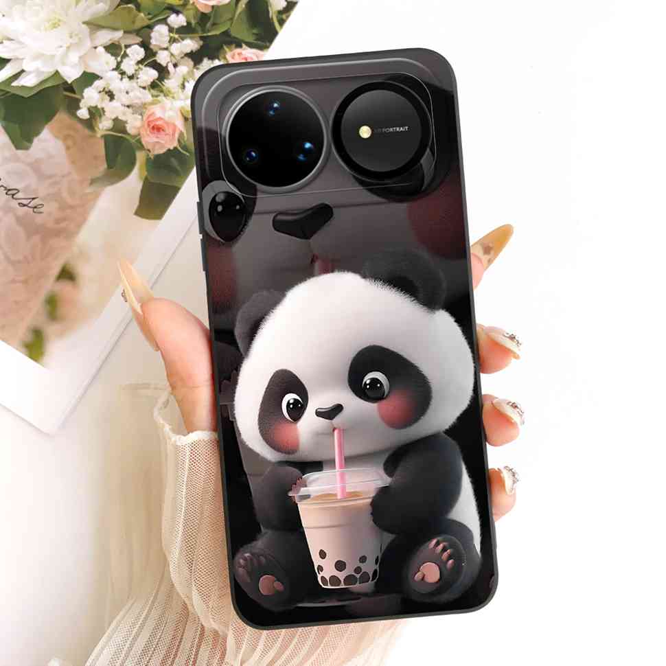 Для Huawei nova 15 Ultra 5G SLY-AL00 Чехол Мультяшная Панда Силиконовая Задняя Крышка Для Huawei Nova15 Ultra 5G 6.84" Чехлы для Телефона Capa