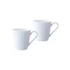 Noritake Noritake Mug 300cc Cher Blanc Microwave Safe Dishwasher Safe 2 Pieces Fine Porcelain (Pair Set) (Premium White) P94855/1655