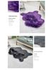 Modern Euro-Style Imitation Wool Long Pile Floor Mat for Living Room or Bedroom