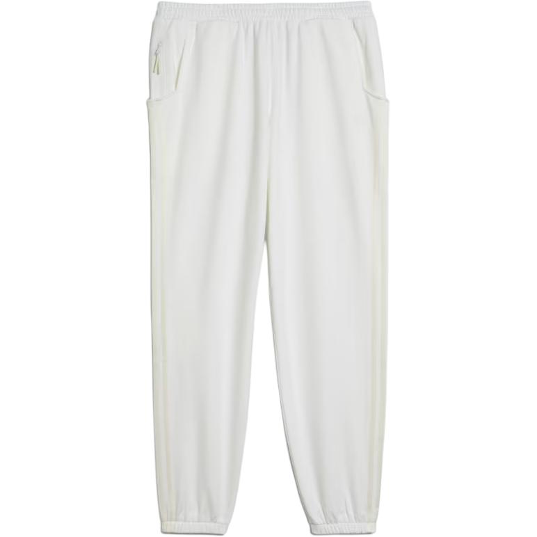 Adidas Брюки Originals Trefoil Ninja, флисовые вязаные джоггеры со средней талией, мужские брюки белого цвета GP2322