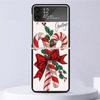 Christmas Santa Claus Present Shockproof Case For Samsung Galaxy Z Flip 7 6 5 4 3 5G Phone Cover Z Flip3 Flip4 Flip5 Flip6 Flip7