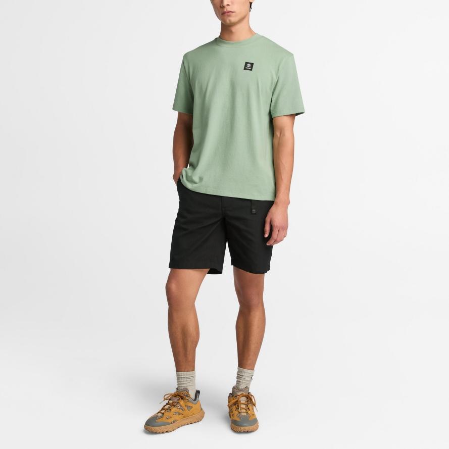 Timberland Outdoor Casual Comfortable Breathable Short Sleeve T-Shirt Men Tops Emerald A42P5EC6