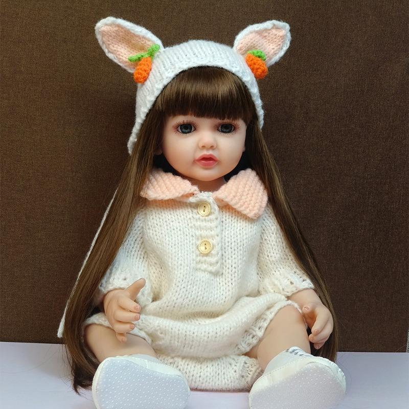 22 Inch Fantasy Toddler Reborn Doll Betty 55cm Silicone Full Body Waterproof Newborn Babies Doll Lifelike Baby Toy Dolls for Girls Kid Holiday Present