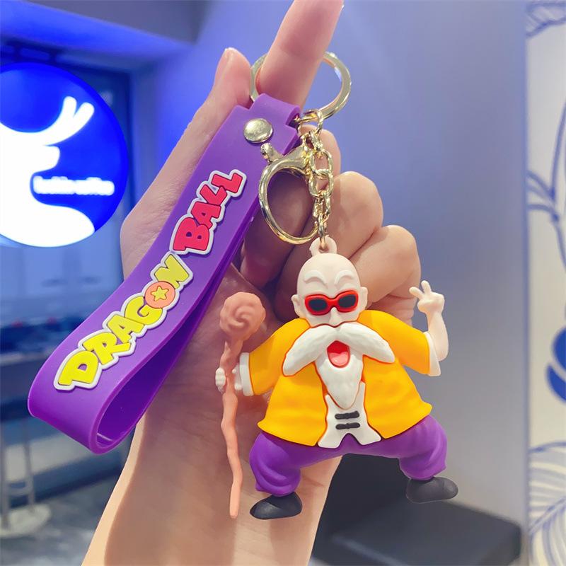 Анимация Мультфильм Драгон Болл Сон Гоку Брелок Подвеска для сумки Детская игрушка Кукла Машина для подарков Подвеска для автомобиля