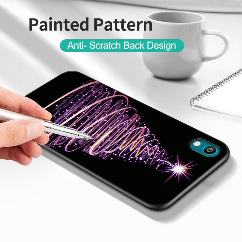 Черный чехол из ТПУ для Huawei Honor X8 50 Lite Pro 10 lite Nova 5t 8 9 Pro 4G 5G 8i чехол рождественская елка светлая зима