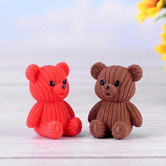 Прекрасный медведь фигурка животного ремесло DIY миниатюрное сказочное садовое растение бонсай декор