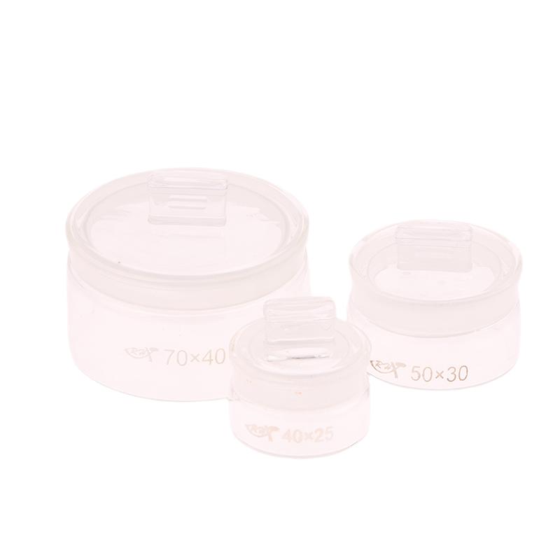 1 шт. стеклянная бутылка для спирта, прозрачная банка, круглая чаша для взвешивания, матовый рот для ремонта часов, инструмент для часовщиков