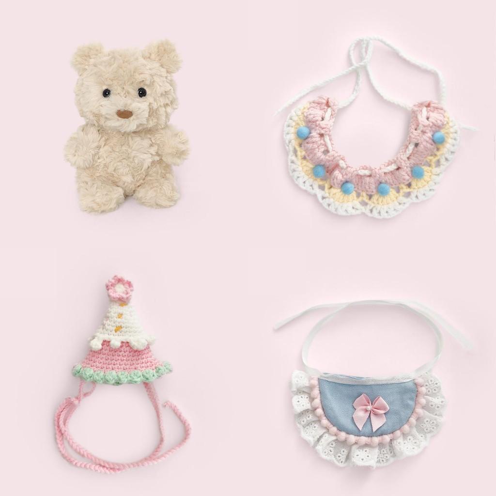 Bear Cute Plush Toy Cotton Filling Comfort Decor Children Festival Doll Gift