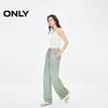 ONLY Women's High-Waist Straight-Leg Long Pants