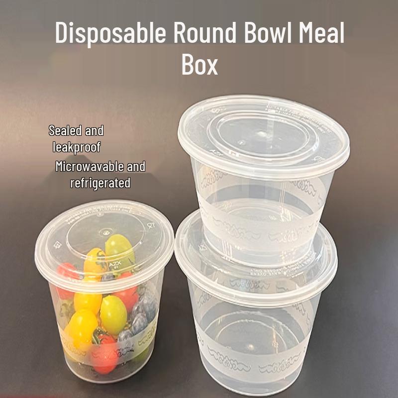 Handun Disposable Round Takeaway Bowls