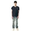Li Ning T Shirts Men's Black Crew Neck Moderate Straight Fit YTST079-1