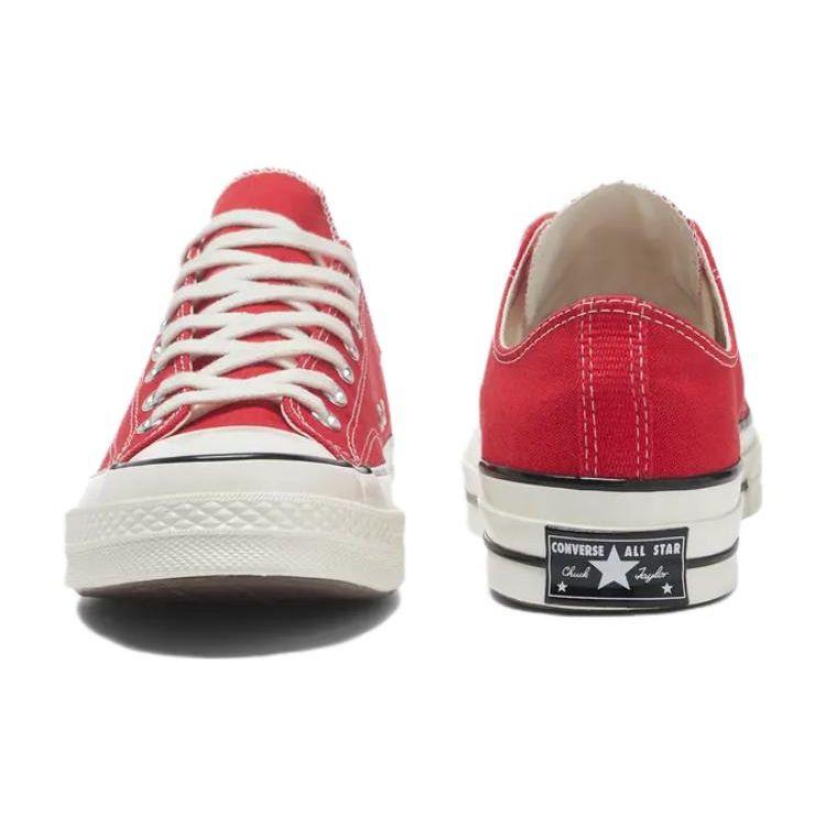 Converse 1970-е Круглый носок Удобные Низкие парусиновые кеды Унисекс Красные A10276C