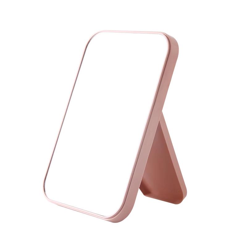 Портативное большое прямоугольное косметическое зеркало - Складное настольное модное зеркало