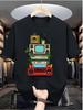Vintage Graphic Men's Summer T-Shirt Cotton O-neck short-sleeved Tee Casual T Shirts Oversized