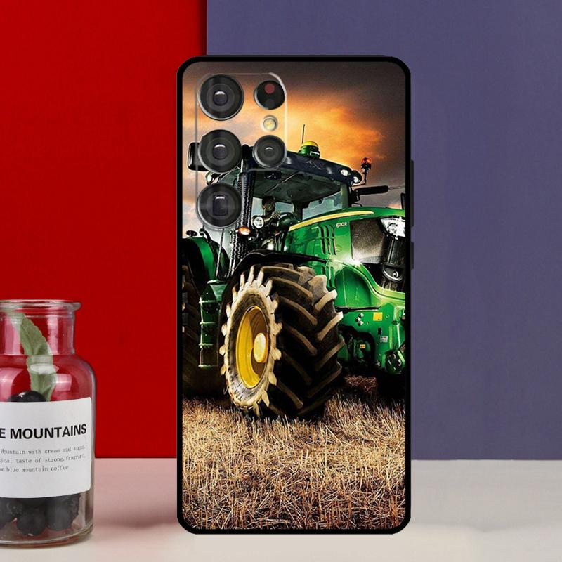 Фермерский трактор Чехол для Samsung Galaxy S25 Ultra S9 S10 S20 FE S21 S22 S23 Plus S24 Ultra
