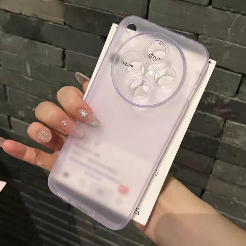 Чехол для OPPO Find X9 Ultra Мягкий ТПУ Новый Матовый Ледяной Прозрачный Фиолетовый Противоскользящая Крышка Телефона Для OPPO Find X9 Ultra 5G Корпус Бампер