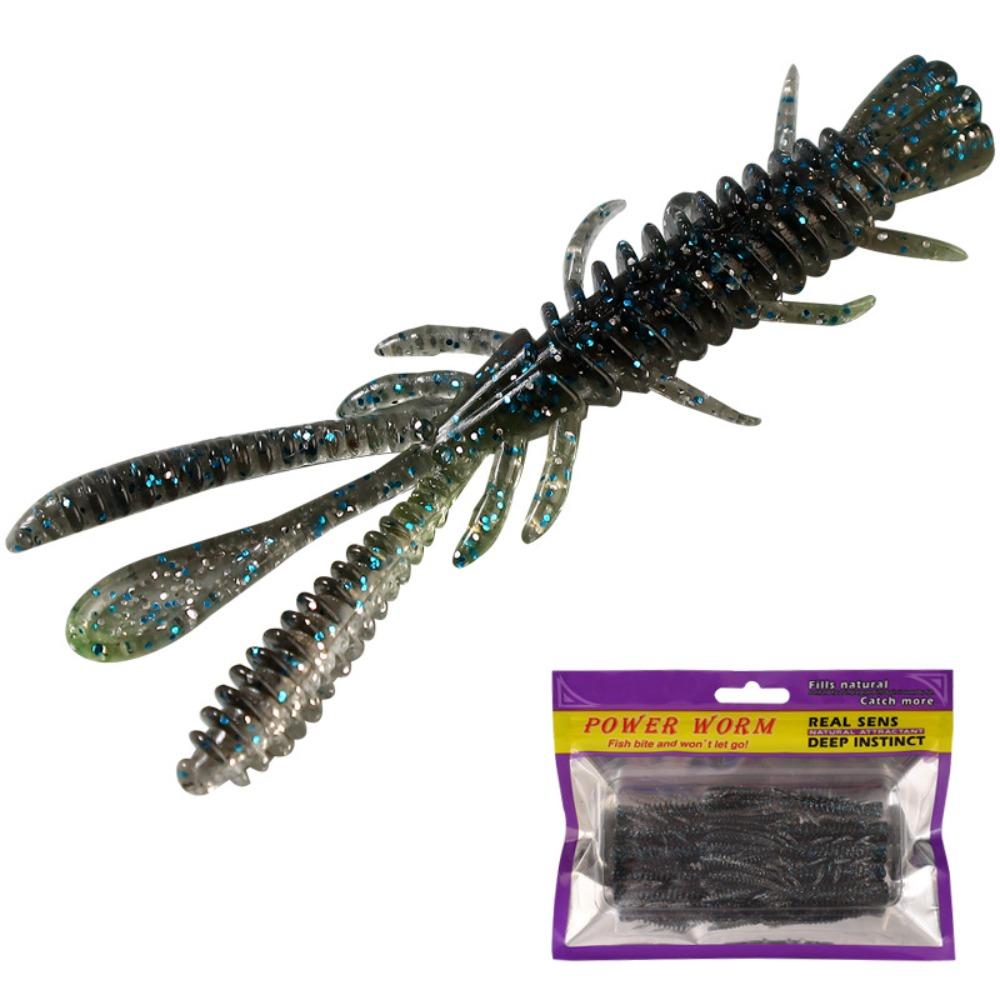 10PCS TPE Fishing Soft Lures 70mm Artificial Lures New Fishing Jig Lure Fishing