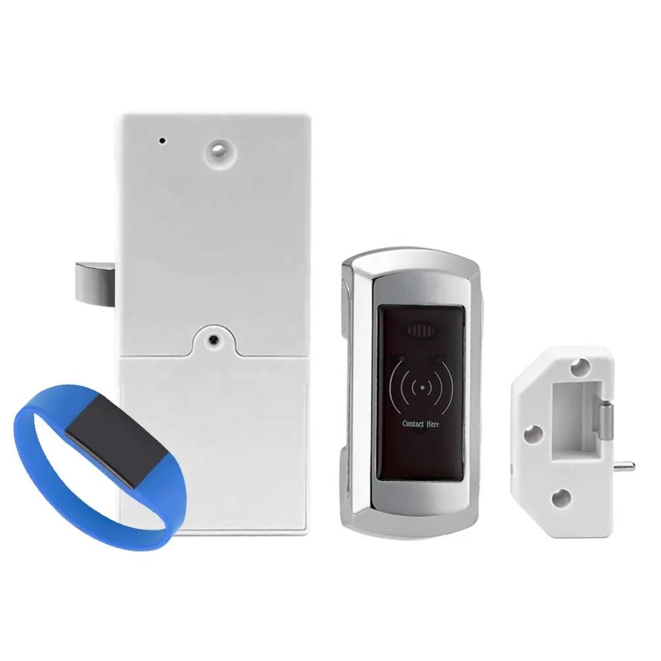 Free Shipping Electronic RF Locker Lock and Keys Cabinet Sauna with Free Wristband Key or Fob Key