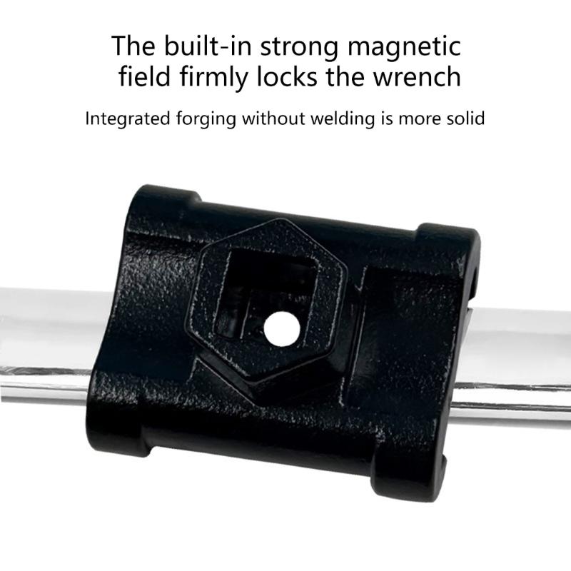 Stable Magnetic Wrench Adapter 1/2" Tool Extension Unseamed Steel Casted Body Design Torques Extension Adapter