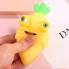 Popping Eye Carrot Squeeze Toy Anxiety Stress Relief Simulation Carrot Sensory Pinch Toy