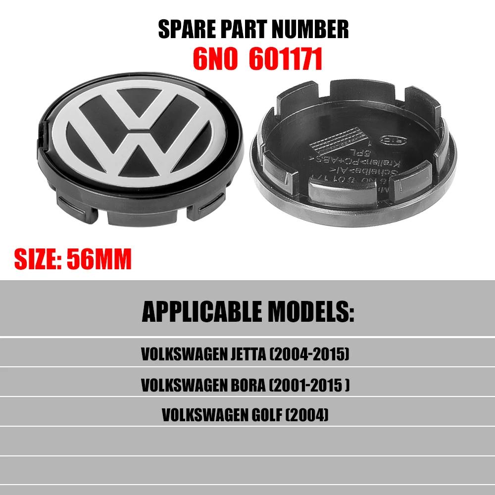 4Pcs Car Styling 56/65/66mm Wheel Center Hub Caps Cover for Volkswagen VW GTI Bora Cross Lavida Polo Golf Beetle Tiguan Scirocco zk1