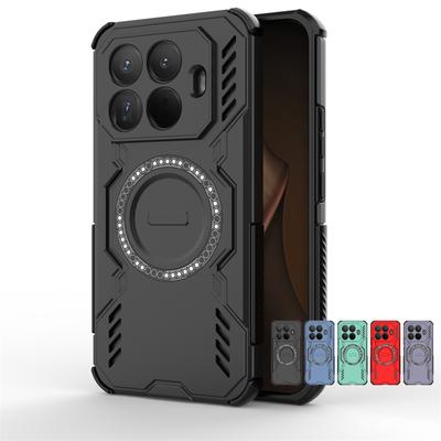 Для чехла Xiaomi 15T Pro Xiaomi 15T Pro Противоударная броня Магнитная адсорбция Беспроводная зарядка Задняя крышка Для чехла Xiaomi 15T Pro