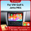 Car Radio Android For Volkswagen VW Golf 4 IV Jetta MK4 Classics Multimedia Player Carplay GPS Android Auto Stereo DSP