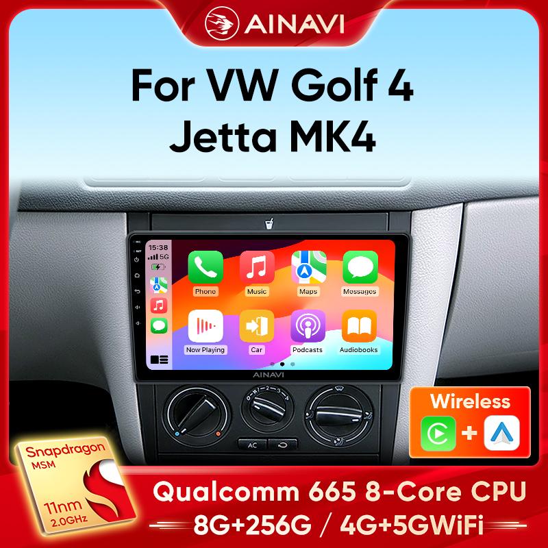 Car Radio Android For Volkswagen VW Golf 4 IV Jetta MK4 Classics Multimedia Player Carplay GPS Android Auto Stereo DSP
