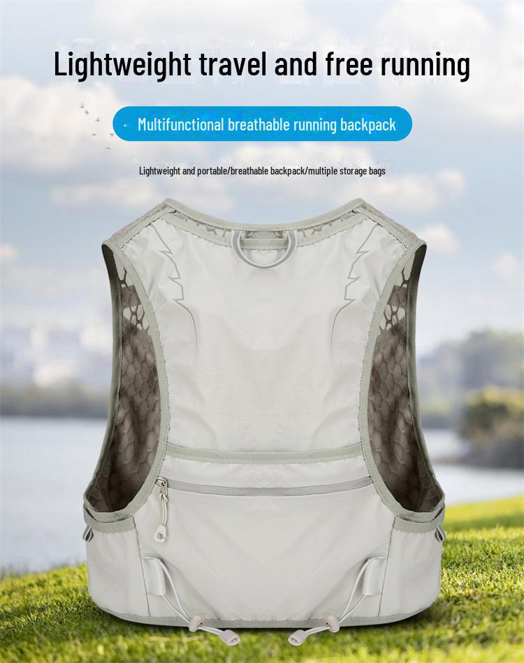 Легкий уличный велосипедный жилет-сумка унисекс – дышащий, контрастный цвет, многофункциональный рюкзак