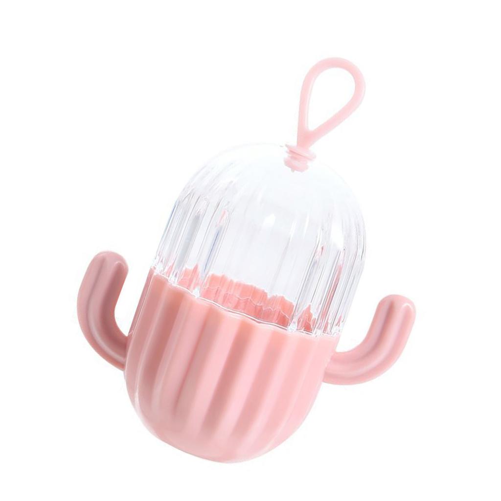 Коробка для хранения спонжей для макияжа, подставка для блендера в форме кактуса, портативный чехол для пуховки для путешествий