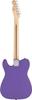 Fender Squier by Fender Squier Electric Guitar Squier Laurel Black Ultraviolet Soft Case Included Sonic™ Esquire® H, Fingerboard, Pickguard,