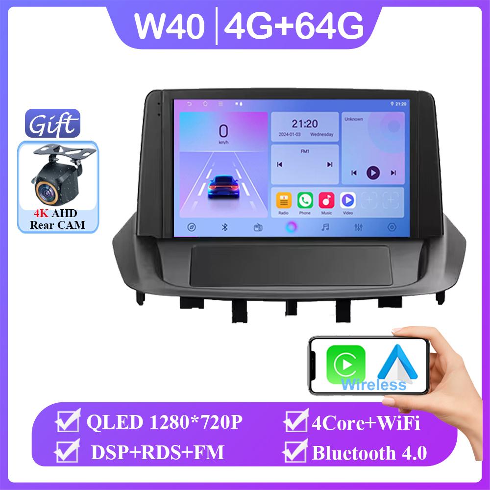 Android Radio Android 14 For Renault Fluence 1 2009 - 2017 Car Multimedia Player Touch Screen Android Auto Carplay No 2din DVD