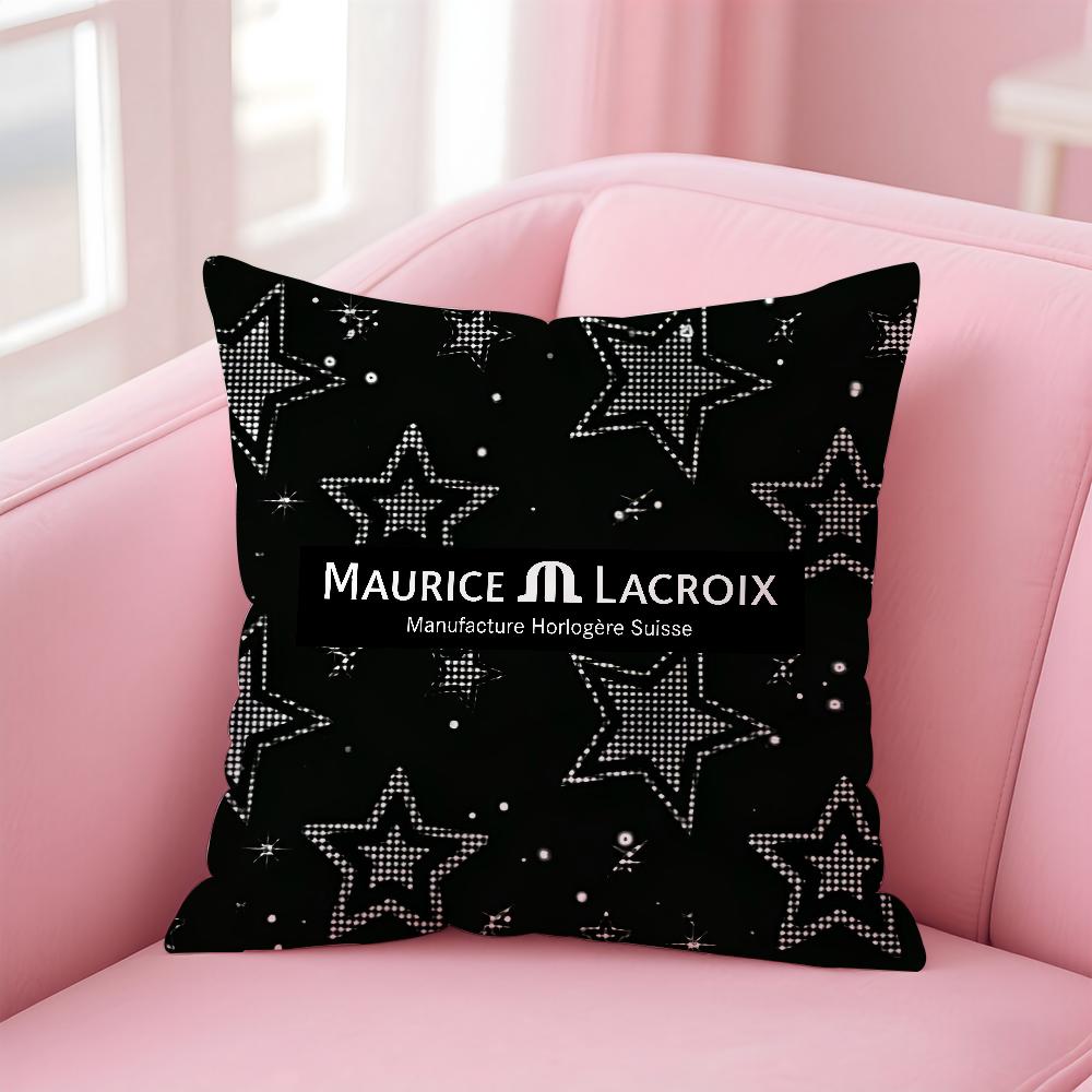 Чехол для подушки M-Maurices L-Lacroix, противоаллергенный, с невидимой молнией, из шелковистого короткого плюша, чехол для диванной подушки