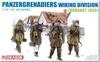 PLATZ Dragon WW2 German Waffen SS Panzergrenadier Viking Division Winter Equipment Hungary 1945 Plan Model DR6194 1/35 (person)