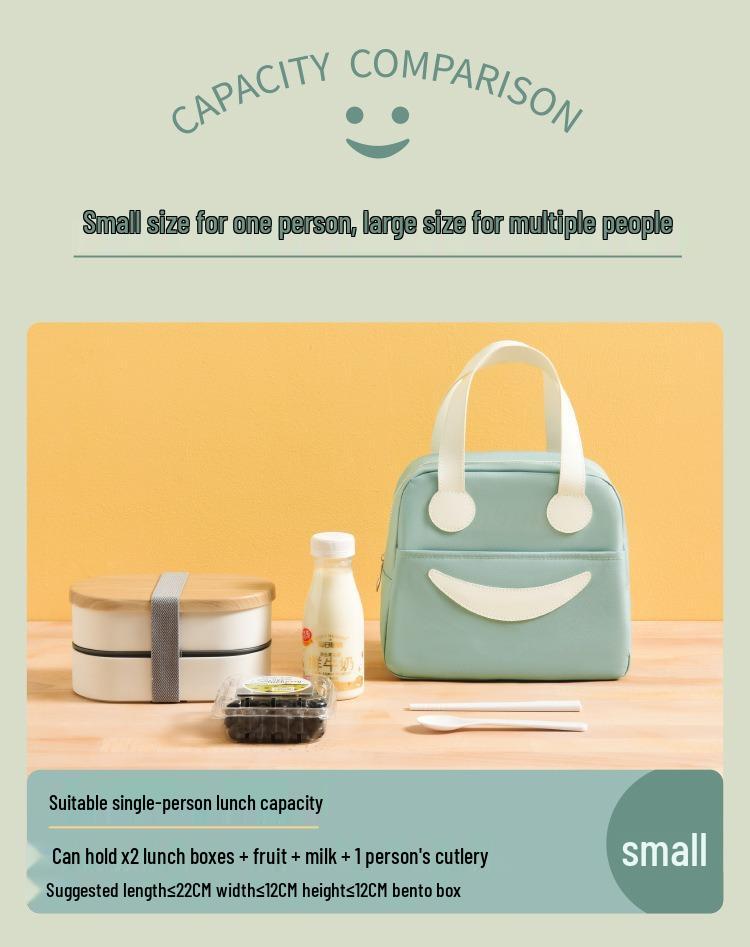 Прочная термоизолированная сумка для ланча: Милый, Простой, Утепленный Дизайн для Улицы и Поездок на Работу