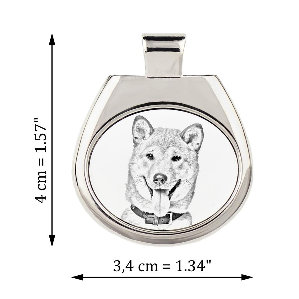Shiba Inu - Naszyjnik Z Psem, Personalizowana Zawieszka Ze Zdjęciem, Wyjątkowy Naszyjnik Dla Kobiet I Mężczyzn Marki Art-Dog