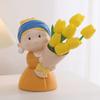 Pearl Girl Bouquet Holder Figurine