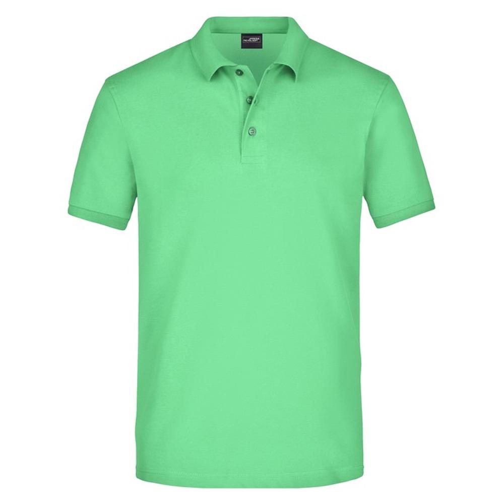 James and Nicholson Mens Piqué Elasticated Polo Shirt