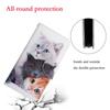 Cute Animals Printed Wallet Case for Redmi Note 11 11 Pro 10 9 8 7 Redmi 10C 10A 10 9 8A 7A Xiaomi Poco M4 Pro X4 Pro X3 M3 OPPO Vivo