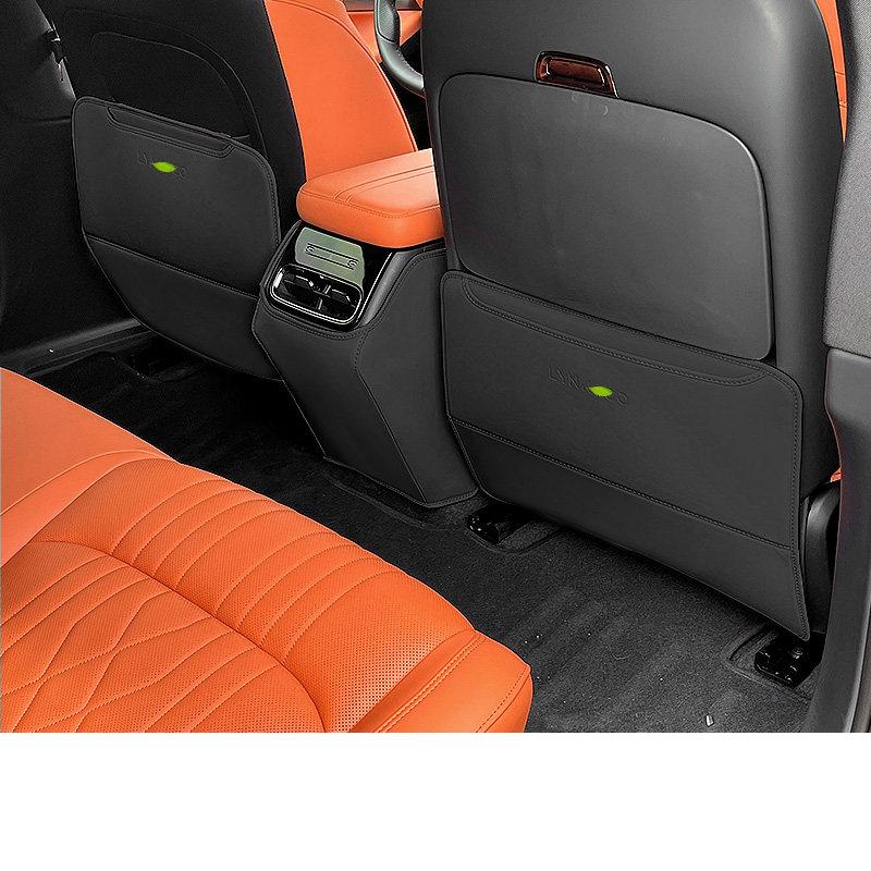 Для Lynk & Co 08 EM-P 2026 Накладка на сиденье от пинков Задний ряд Подлокотник Отсек Защитная накладка Автомобильные принадлежности для модификации