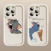 Чехол E-15 Том и Джерри для iPhone 15 14 13 12 8 Plus Samsung S24 S23 Ultra A04S A05S Huawei P40 P50 P60 Nova 11 Pro Max OPPO A17K Reno 10