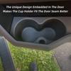 Dasbecan 2PCS Car Door Cup Holder Compatible With 2009- Dodge Ram 1500 2500 3500 4500 5500 Front Driver Passenger Foam Holder Replaces # 5NN24XXXAA