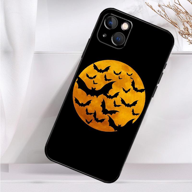 Halloween Vampire Bats Shockproof Case For iPhone 17 15 16 Pro Max 11 14 Plus 12 13 Mini 16e 17 Air Phone Cover
