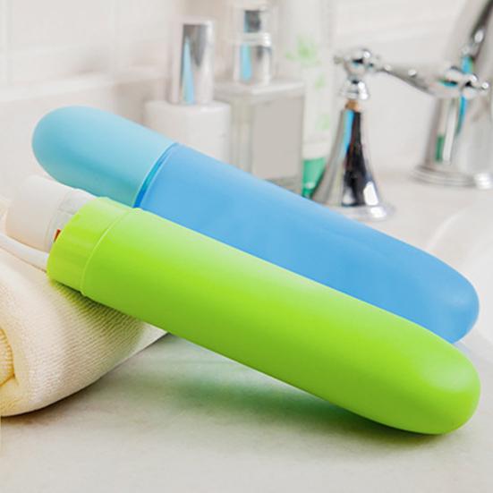 Портативный дорожный держатель для зубной пасты, бытовой чехол для хранения, контейнер