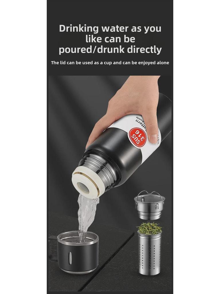 Большая емкость для переноски термоса из нержавеющей стали 316 для мужчин