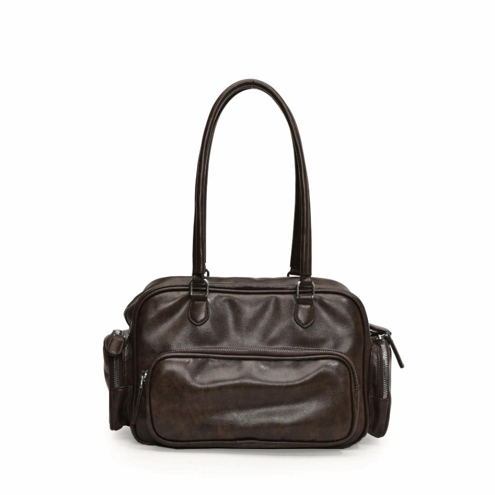 Tote Storage PU Handbag Shoulder Pouch Messenger Bag Fashion PU Leather Shoulder Bag  Women