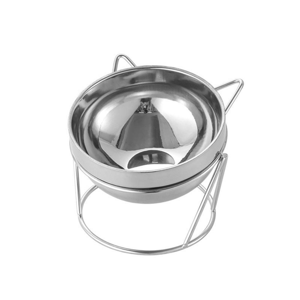 With Stand Pet Water Bowl Fall-Resistant Stainless Steel Cat Bowl Cat Bowl With Stand For Pet